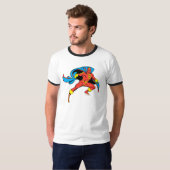 Red Tornado Cape Pose T-Shirt (Vorne ganz)