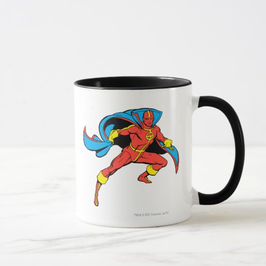 Red Tornado Cape Pose Tasse (Rechts)