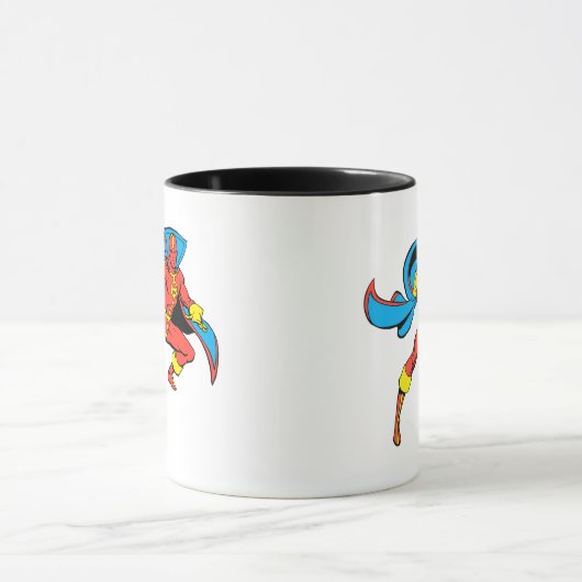 Red Tornado Cape Pose Tasse (Zentrum)