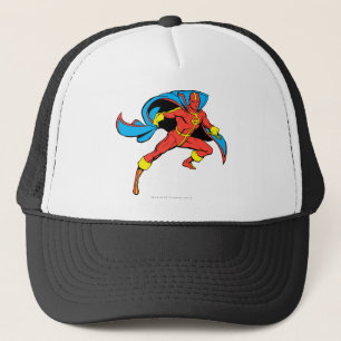 Red Tornado Cape Pose Truckerkappe