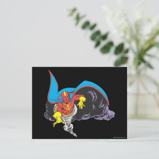 Red Tornado Emerges Postkarte (Stehend Vorderseite)