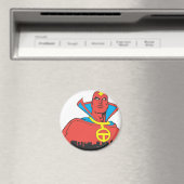 Red Tornado Hinter City Magnet (In Situ (Geschirrspüler))