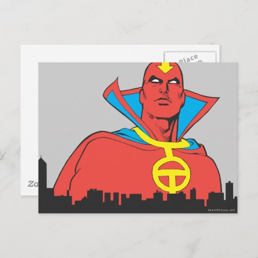 Red Tornado Hinter City Postkarte (Vorne/Hinten)