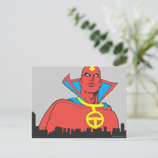 Red Tornado Hinter City Postkarte (Stehend Vorderseite)