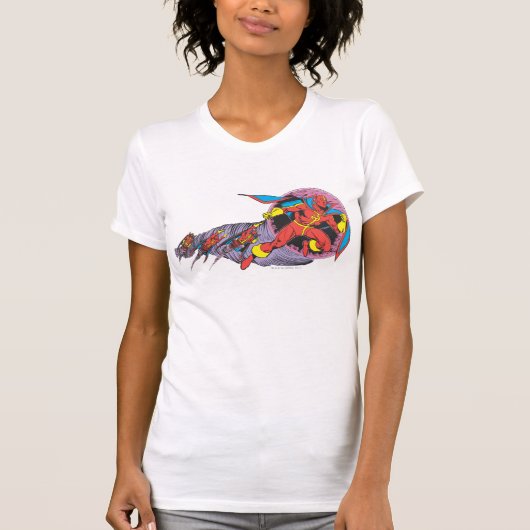 Red Tornado in Wind Motion Baby T-shirt (Vorderseite)