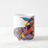 Red Tornado in Wind Motion Kaffeetasse (Mittel)