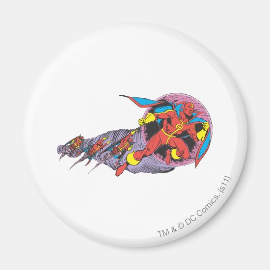 Red Tornado in Wind Motion Magnet (Vorne)