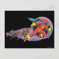 Red Tornado in Wind Motion