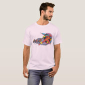 Red Tornado in Wind Motion T-Shirt (Vorne ganz)