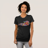 Red Tornado in Wind Motion T-Shirt (Vorne ganz)