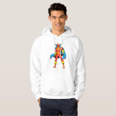 Red Tornado Pose Hoodie (Vorne ganz)