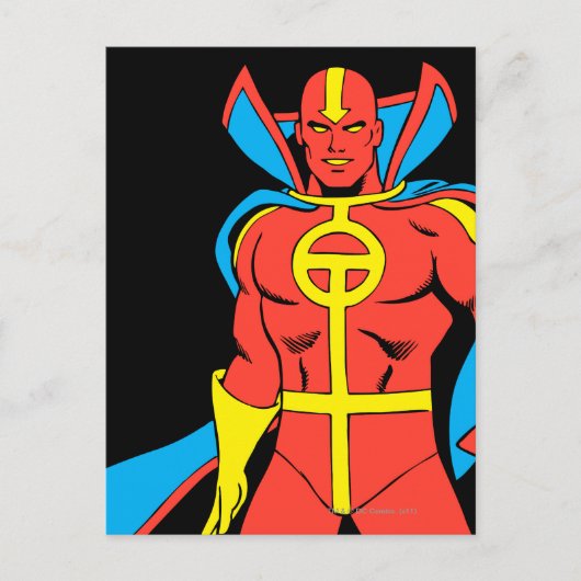 Red Tornado Pose Postkarte (Vorderseite)