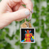 Red Tornado Pose Schlüsselanhänger (Hand)