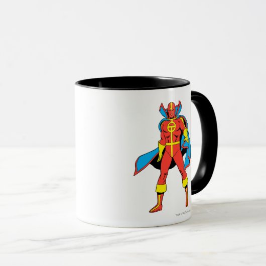 Red Tornado Pose Tasse (VorderseiteRechts)