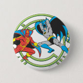 Red Tornado und Batman Button (Vorderseite)