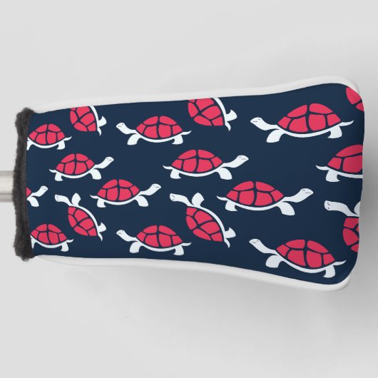 Red Tortoise Golf Headcover (Vorderseite)