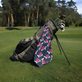 Red Tortoise Golfhandtuch