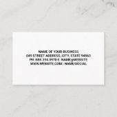 Red Tow Truck | Auto Visitenkarte (Rückseite)