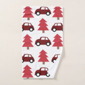 Red Toy Car Weihnachtsbaum Kinder Badhandtuch Set (Handtuch)