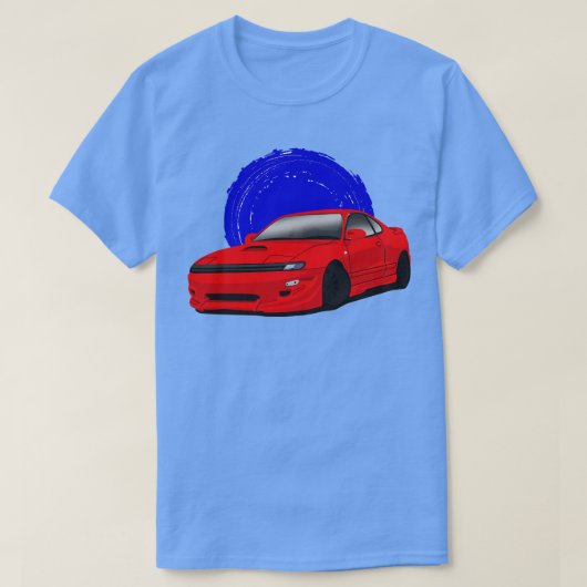 Red Toyota Celica Gts St185 T-Shirt (Design vorne)