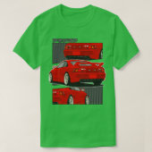 Red Toyota Mr.2 SW20 T-Shirt (Design vorne)