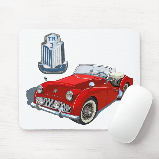 Red TR3 Mousepad (Mit Mouse)