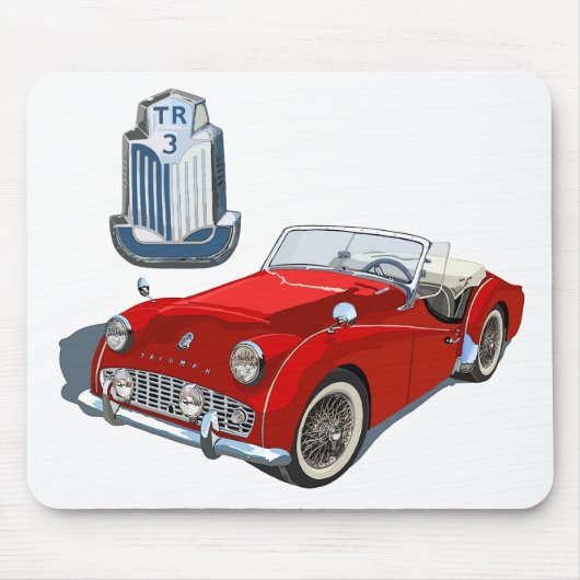 Red TR3 Mousepad (Vorne)