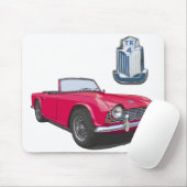Red TR4 Mousepad (Mit Mouse)