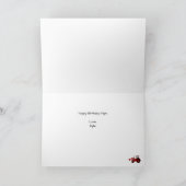 Red Tractor Birthday Karte (Innenseite)