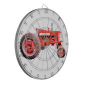 Red Tractor Dart Board Dartscheibe (Vorderseite Links)