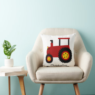 Red Tractor Design Personalisiert Kissen