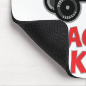 Red Tractor Kid Mousepad (Ecke)