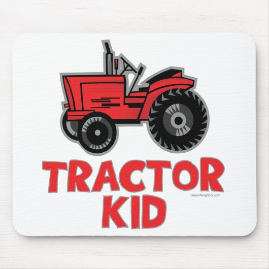 Red Tractor Kid Mousepad (Vorne)