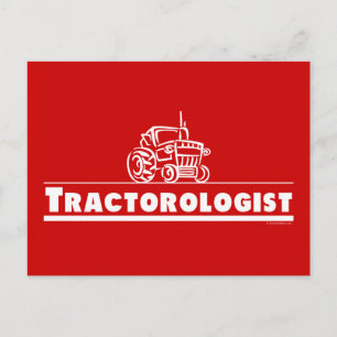 Red Tractor, Traktorologe Postkarte