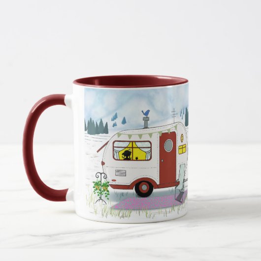 Red Trailer Camp Chic Tasse (Links)