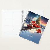 Red Train Christmas Tree Holiday Planner Planer (Anzeige)