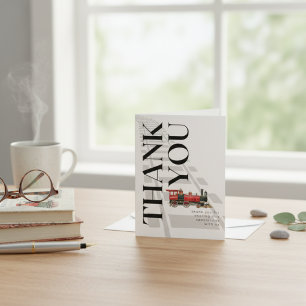 Red Train Rails Danke für den Sondertag