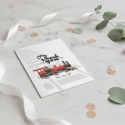 Red Train Rails Vielen Dank