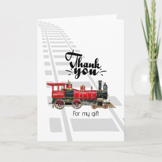 Red Train Rails Vielen Dank (Vorderseite)