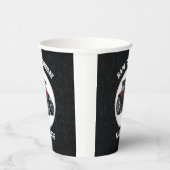 Red Traktor Farm Happy Geburtsname Ausrüstung Pappbecher (Rechts)