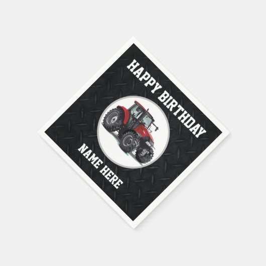 Red Traktor Geburtsname Bauer Serviette (Ecke)