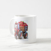 Red Traktor mit Bären und Himbeeren Baby Kaffeetasse (Vorderseite Links)