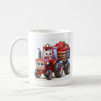 Red Traktor mit Bären und Himbeeren Baby Kaffeetasse