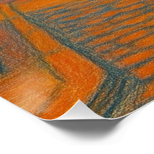 Red Tramway Poster (Ecke)