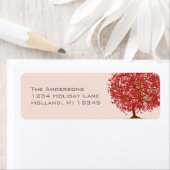 Red Tree Falli Herbst Leaves Rücksendeadresse (Insitu)