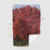 Red Tree Golf Towel Golfhandtuch (Insitu)