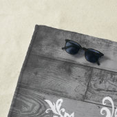 Red Tree of Hearts Personalisiert Beach Handtuch (Beispiel)