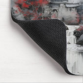 Red Tree und Asiatisches Haus Mousepad (Ecke)