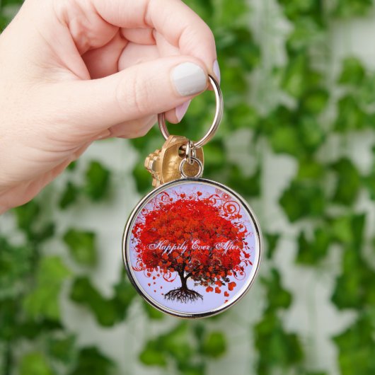 Red Tree Wedding Schlüsselanhänger (Hand)