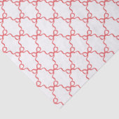 Red Trellis Bow | Coquette Christmas  Seidenpapier (Detail)